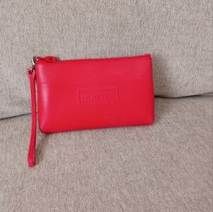 Hunter for Target red rubber wristlet